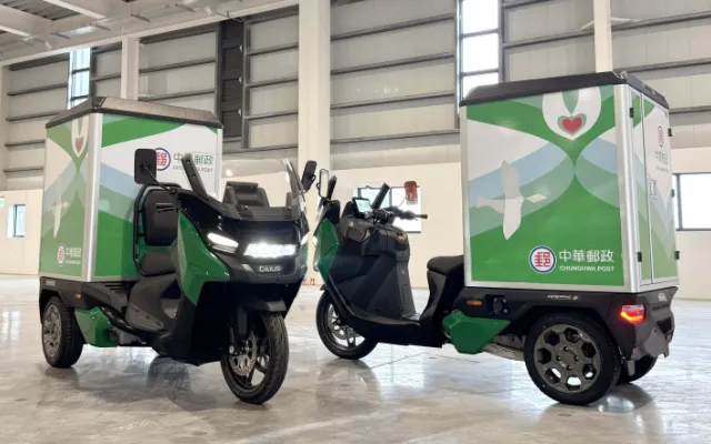 郵政車隊升級！蓋亞電動三輪車正式加入中華郵政運務行列